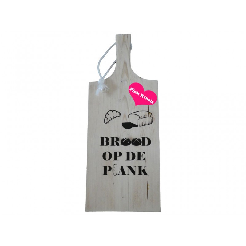 Opdienplank van steigerhout type Brood op de plank Opdienplank van steigerhout type Brood op de plank